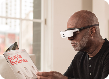 These high-tech glasses let legally blind people see