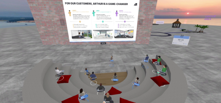 Arthur announces major updates to its collaborative Virtual Reality platform, including expanded room capacity of 50+ participants