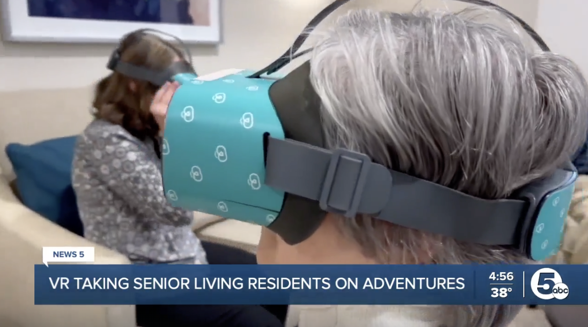 Virtual reality bringing new adventures to those in assisted or independent living