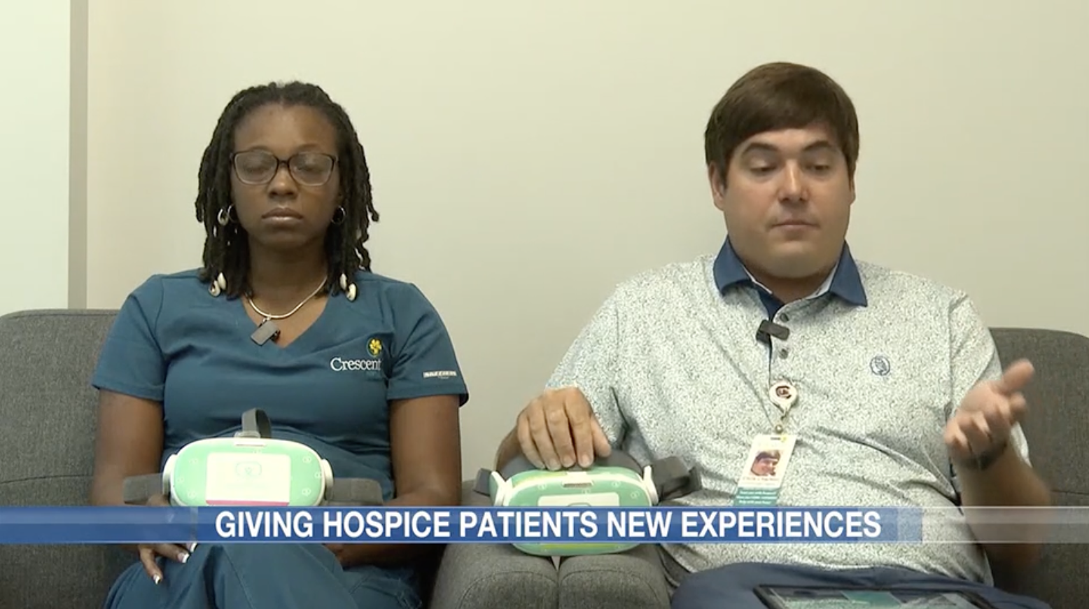 Hospice patients using virtual reality to fulfill final wishes